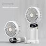 Handheld Mini Fan Foldable Portable Neck Hanging Rechargeable Fan With Display 7