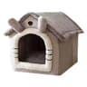 Indoor Warm Dog House Soft Pet Bed Tent With Removable Cushion 5