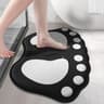 Bath Mat Anti Slip Bathroom Mat Claw Pattern Absorbent Floor Carpet 8