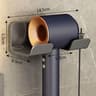 Wall Mounted Hair Dryer Holder For Bathroom Organization 8