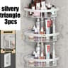 Bathroom Shelf Wall Mounted Towel Rack And Shower Storage Organizer 11