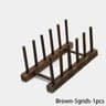 Wooden Kitchen Dish Drying Rack Storage Shelf Organizer 9