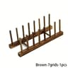 Wooden Kitchen Dish Drying Rack Storage Shelf Organizer 8