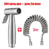 Bathroom Handheld Toilet Spray Set With Double Outlet Corner Valve 6