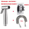 Bathroom Handheld Toilet Spray Set With Double Outlet Corner Valve 18