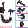 Bathroom Handheld Toilet Spray Set With Double Outlet Corner Valve 29