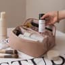 Large Capacity Travel Cosmetic Bag For Women With Multi Compartment Storage 8