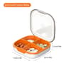 Portable Pill Storage Box With 4 Or 6 Grid Compartments For Travel And Daily Use 9