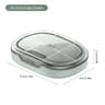 Portable Pill Storage Box With 4 Or 6 Grid Compartments For Travel And Daily Use 11