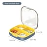 Portable Pill Storage Box With 4 Or 6 Grid Compartments For Travel And Daily Use 6
