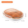 Portable Pill Storage Box With 4 Or 6 Grid Compartments For Travel And Daily Use 13
