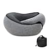 Fillable Travel Neck Pillow Stuff With Clothes Portable Pillowcase Storage Bag 11