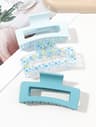 Medium Hair Claw Clips Strong Hold Matte Square Clips For Women And Girls 10