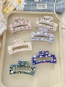 Medium Hair Claw Clips Strong Hold Matte Square Clips For Women And Girls 12