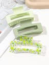 Medium Hair Claw Clips Strong Hold Matte Square Clips For Women And Girls 14