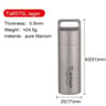 Titanium Mini Portable Pill Bottle Waterproof Medicine Container 9