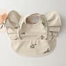 INS Nordic Style Baby Bibs Waterproof Short Sleeve With Pocket Feeding Bib 6