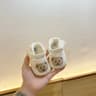 Cute Bear Soft Sole Baby Sandals Anti Kick First Step Shoes 9
