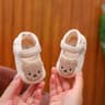 Cute Bear Soft Sole Baby Sandals Anti Kick First Step Shoes 11