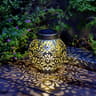 Iron Solar Lantern Outdoor Decorative Pathway Garden Light 10