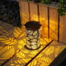 Iron Solar Lantern Outdoor Decorative Pathway Garden Light 8