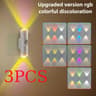 Smart RGB Gradient Night Light Magnetic Motion Sensor Rechargeable Wall Lamp 11