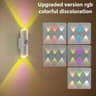 Smart RGB Gradient Night Light Magnetic Motion Sensor Rechargeable Wall Lamp 8