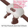Neck Shoulder Massager Deep Tissue Electric Shiatsu Back And Cervical Relaxation Machine 8