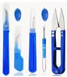 Colorful Sewing Seam Ripper And Thread Cutter Kit For Stitch Removal And Craft Projects 11