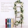 Artificial Rose Flower Vine 25m And 18m Silk Garland For Home And Wedding Decoration 8