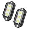 2Pack Waterproof White LED License Plate Lights 12V24V For Trucks SUVs Trailers And Buses 7