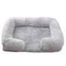 Square Plush Dog Bed Thickened Winter Pet Bed With Removable Mat 5