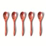 Wooden Tea Spoon Set Long Coffee And Dessert Spoons 8