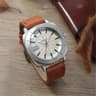 Casual Quartz Wristwatch For Men And Women Leather Strap 13