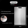 316 Stainless Steel Double Sided Cutting Board Thickened Kitchen Panel 9
