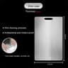316 Stainless Steel Double Sided Cutting Board Thickened Kitchen Panel 8