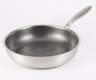 304 Stainless Steel Nonstick Frying Pan Wok For Induction And Gas Cooking 28cm 30cm 6