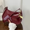 Women Retro PU Leather Shoulder Underarm Bag Casual Handbag 9