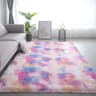 Soft Washable Tie Dye Non Slip Area Rug For Kids Bedroom Living Room 8