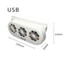 Solar Powered Car Window Exhaust Fan With USB Charging 7