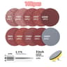 DIY Flocking Sanding Discs Pad Kit For Rotary Tools 11