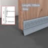 Silicone Door Bottom Seal Strip With Brush Draft Stopper 10