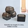 Upgraded Silicone Chair Leg Floor Protectors Non Slip Furniture Feet Pads Set 17