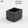 Rubber Chair Leg Caps Anti Scratch Floor Protector Non Slip Covers Set 23