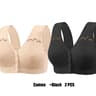 Front Buckle Soft Cotton Bra For Elderly Women No Underwire 8