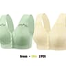 Front Buckle Soft Cotton Bra For Elderly Women No Underwire 15