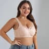 Front Buckle Soft Cotton Bra For Elderly Women No Underwire 19