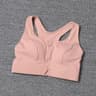 Front Zipper High Support Cross Back Sports Bra For Women 6