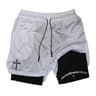 Mens Two In One Athletic Running Shorts With Phone Pocket And Towel Loop 9