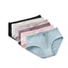 Womens Cotton Breathable Brief Underwear Soft Stretch Everyday Panties Six Piece Set 6